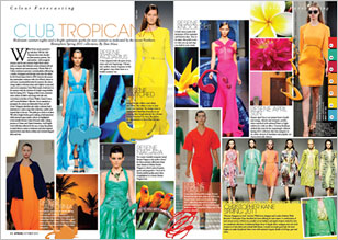 Bright block colours make an impact