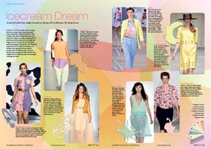 A swirl of sorbet hues makes its mark on Spring 2012 collections