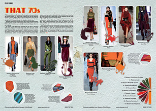 The last time fashion saw Bordeaux and Bottle together in the same collection was back in the early 70's