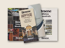 Order Resene colour charts