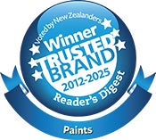 Winner Most Trusted Paint brand 2012-2025