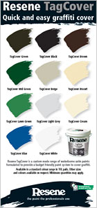 Resene TagCover colours
