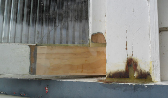 Repaircare for repairing rot in wooden window frames