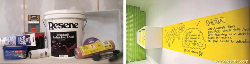 Sealer and accessories to finish plasterboard