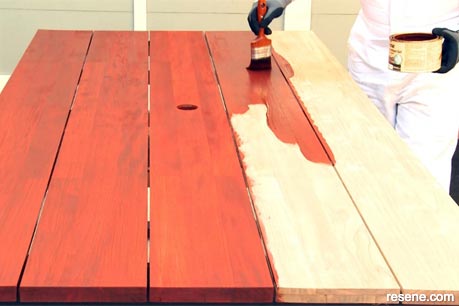 Applying Resene Timber and Furniture Gel - photo 2
