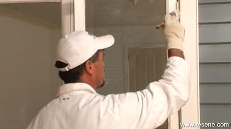 Step 3 - Painting window hinges