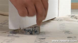Wedging open the door
