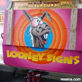 Looney Signs new sign kit box decorations