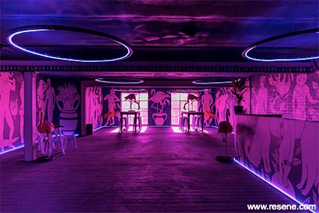 Stomping Ground Bar - Bacchanalia feast mural theme
