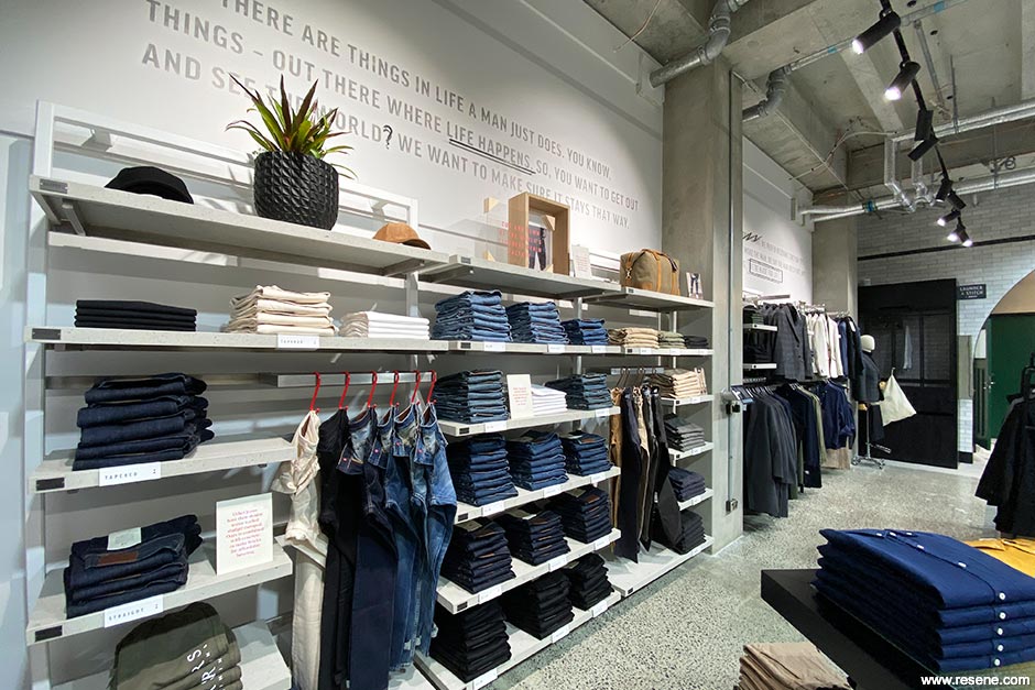 Store interior - underground transport theme