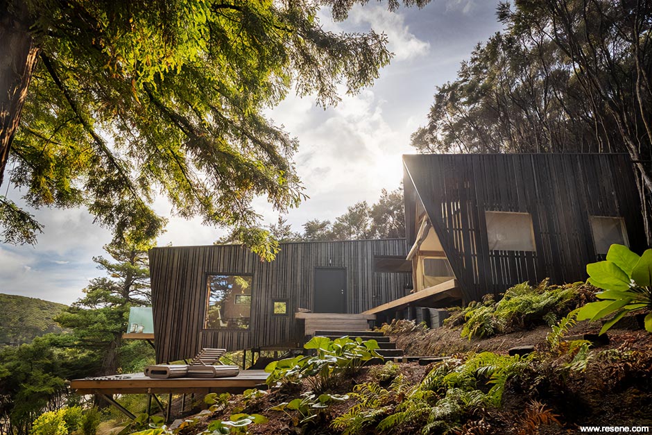 Black bach exterior