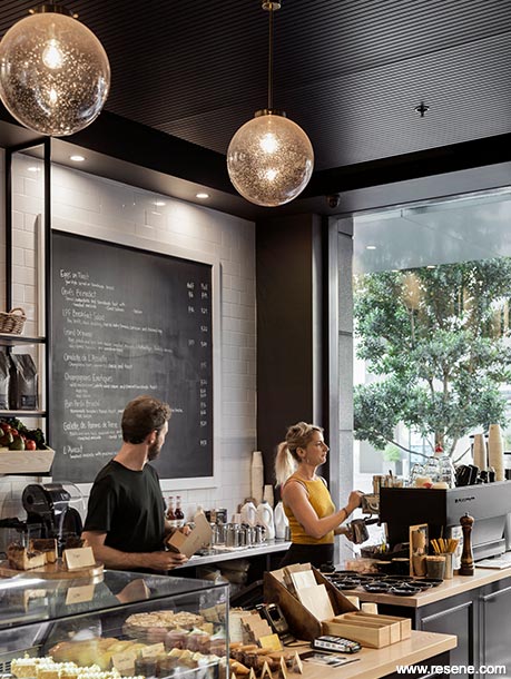Modern cafe interior