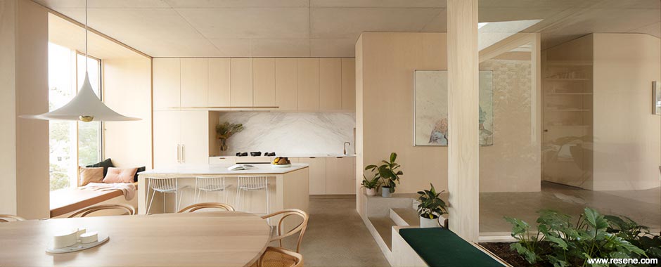 Bleached joinery - kitchen