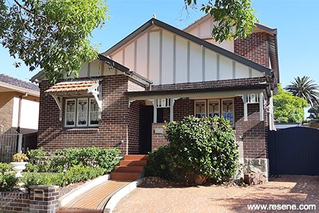 Brick home exterior