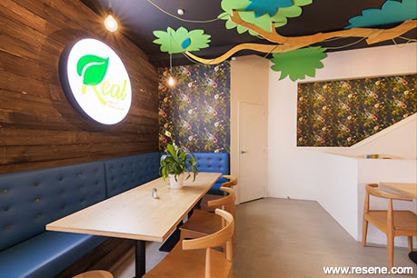 Restaurant dining space