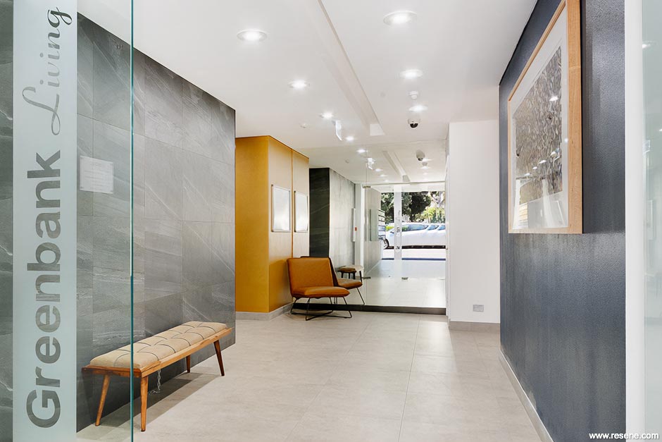 Refurbished lobby