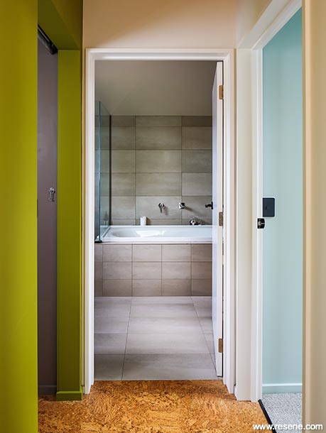 Colourful home hallway