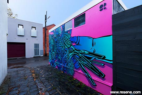 Colourful home mural - 2