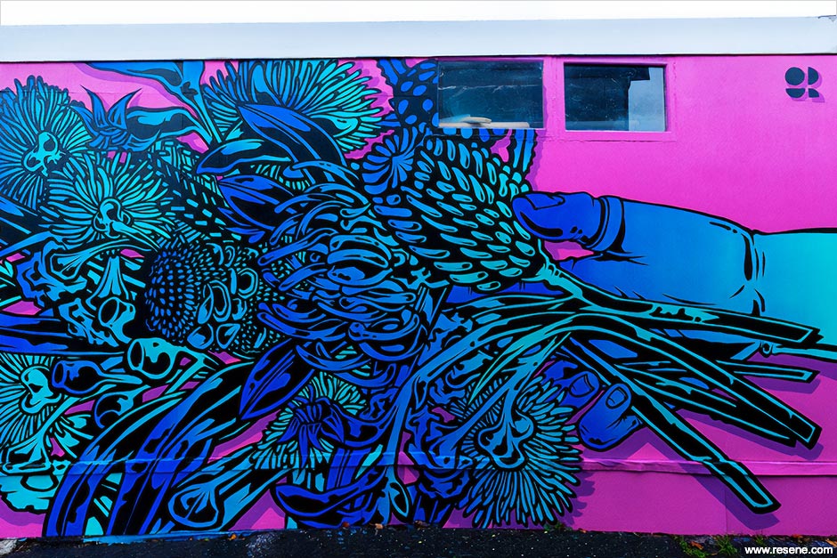 Colourful home mural - 3