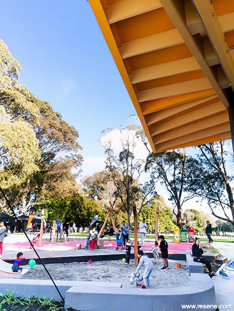 Colourful park