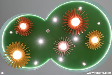 Colourful light fixtures