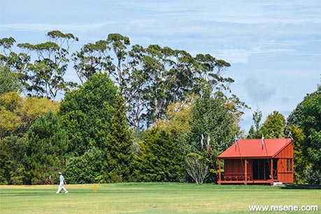 Cricket club exterior