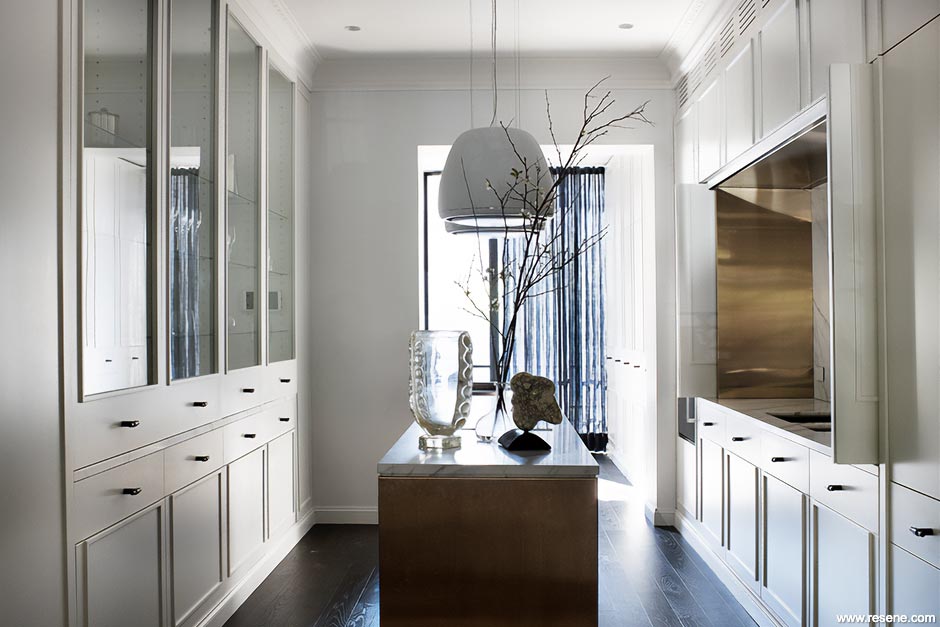 Modern white kitchen