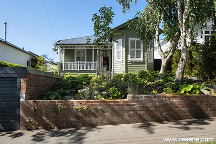 Green home exterior