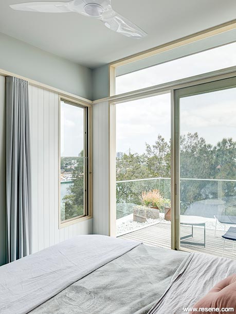 Duck egg blue bedroom