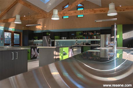 Modern school kitchen