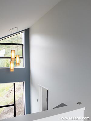 White and grey home interior