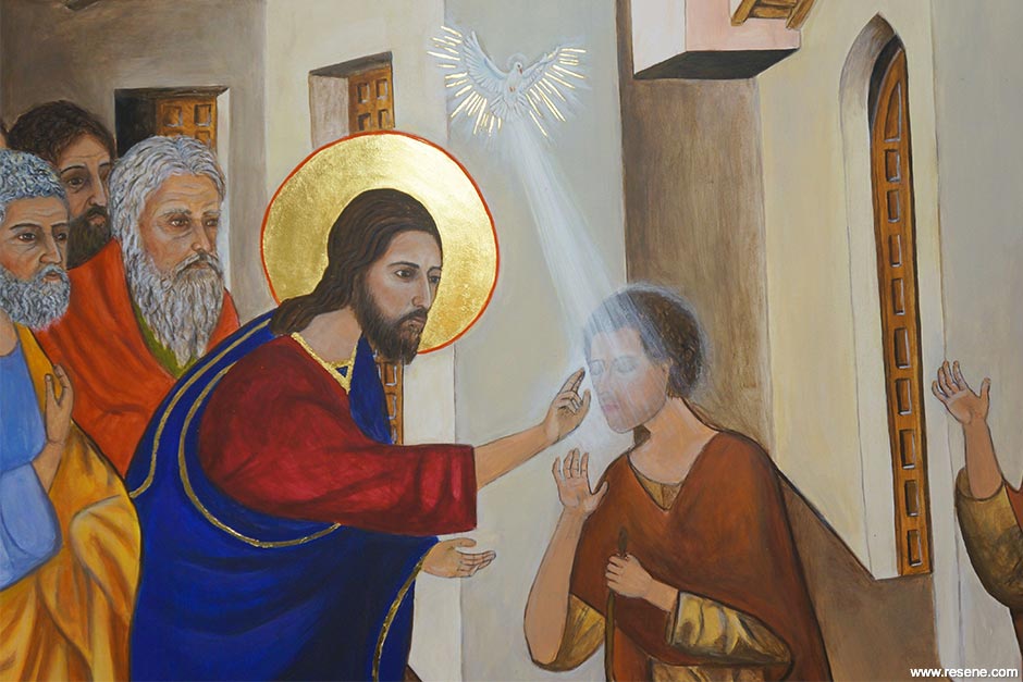 Waitakere Hospital chapel painting