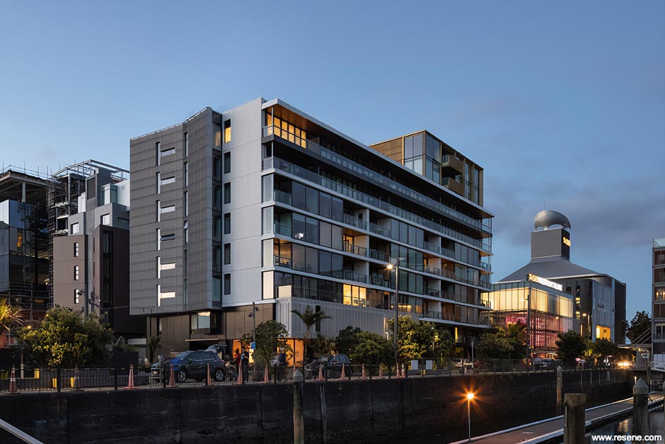 Luxury apartments exterior