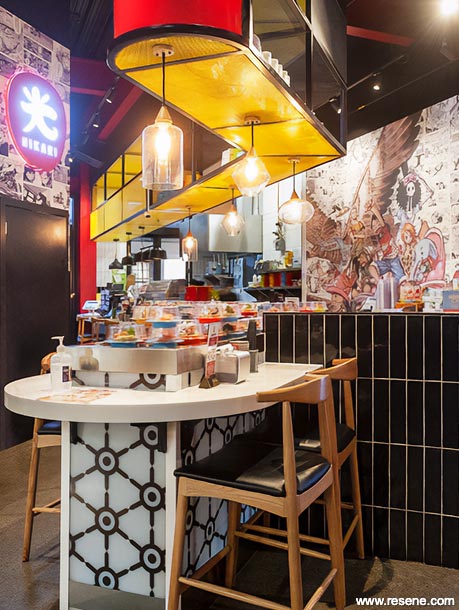 Manga themed Japanese restaurant