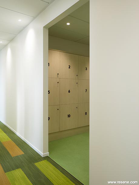 Medical centre lockers