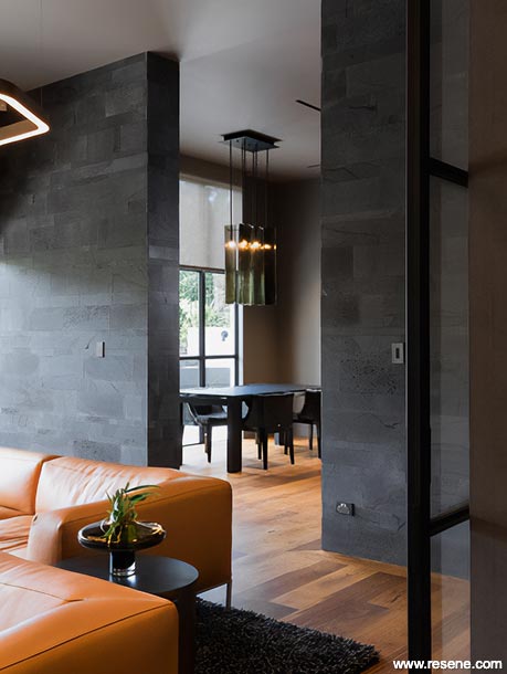 Modern black lounge