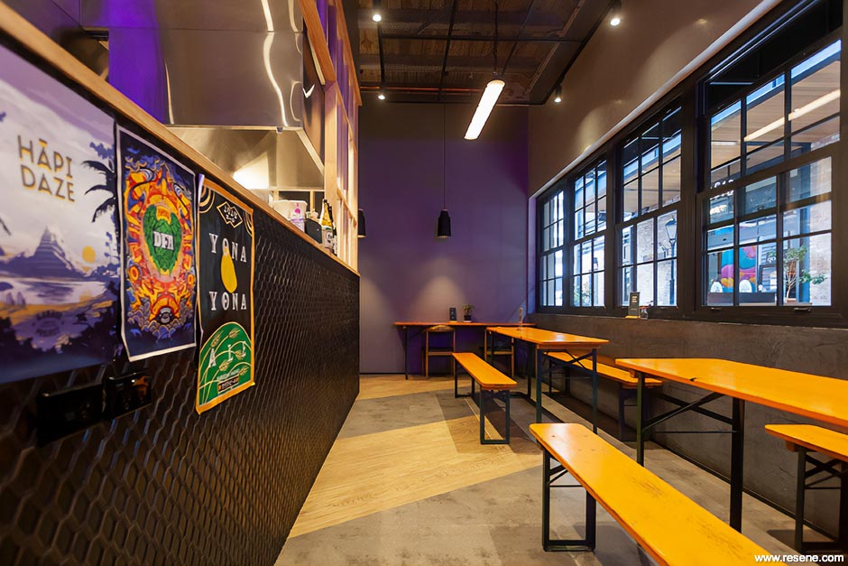 Modern restaurant interior