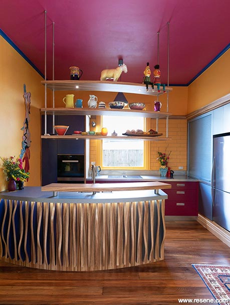 Bold kitchen design