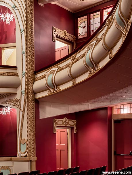 Ornate opera house interior