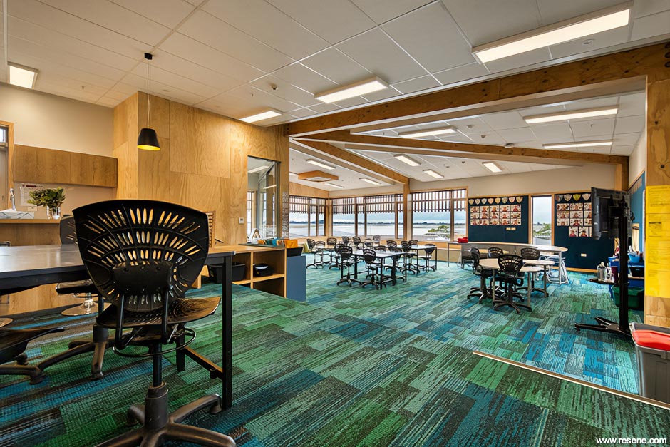 Redcliffs school - colourful interior