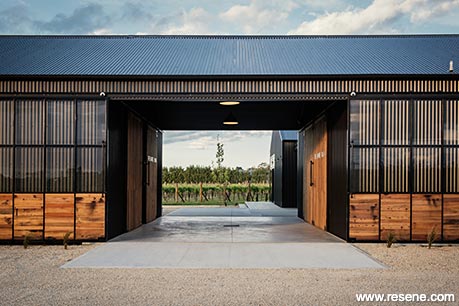 Romantic winery exterior