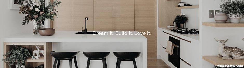 Modern showroom kitchen 