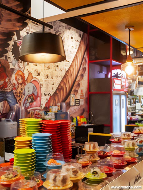 Manga themed restaurant