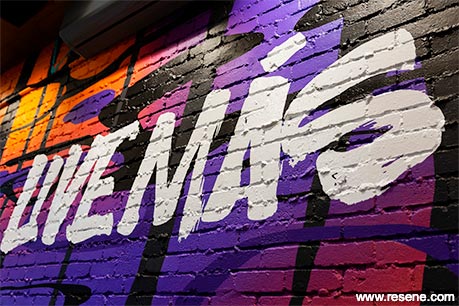 California Dreaming - Taco Bell interior mural