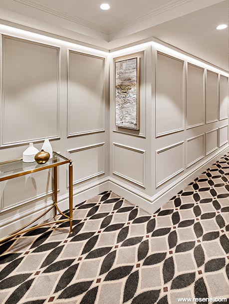 Taupe apartment walls