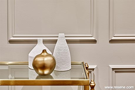 Taupe apartment walls