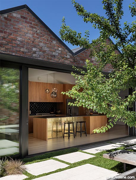 Villa courtyard