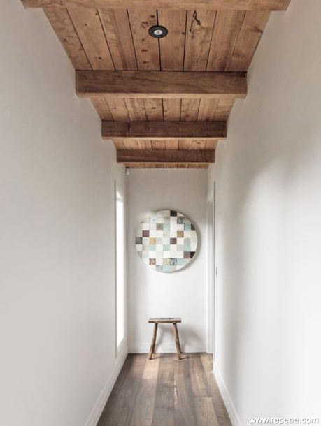 Crisp white hallway
