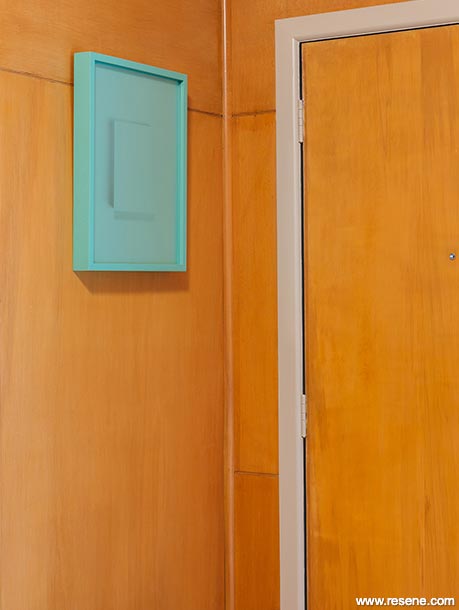 Timber home entryway