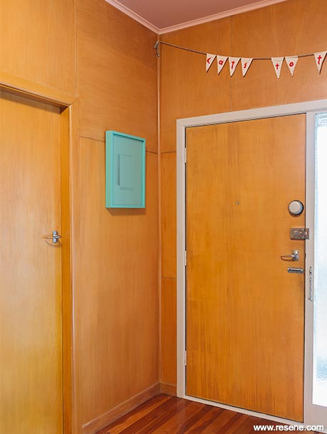 Wooden home entry